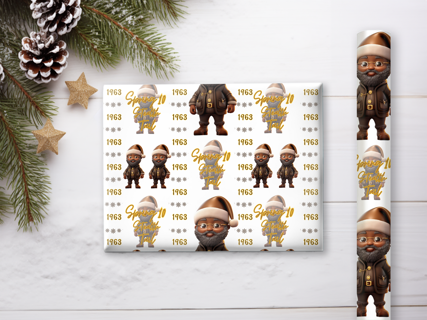 Christmas Coal Gift Wrap