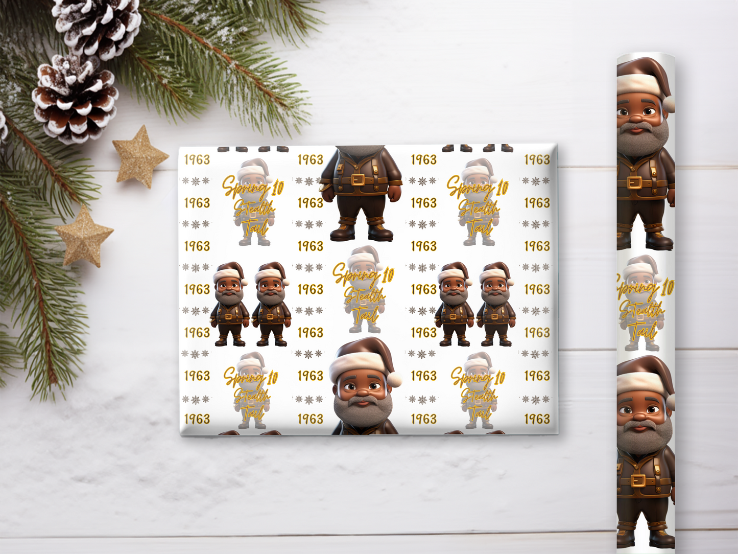 Christmas Coal Gift Wrap
