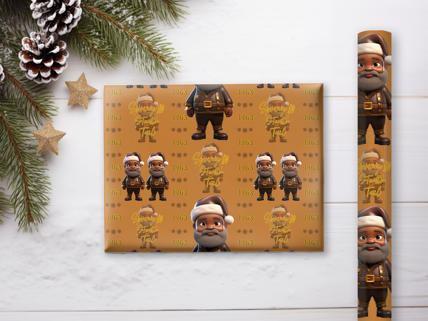 Christmas Coal Gift Wrap
