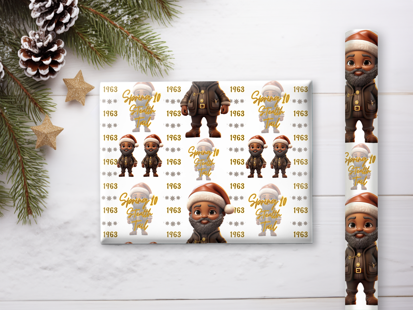 Christmas Coal Gift Wrap