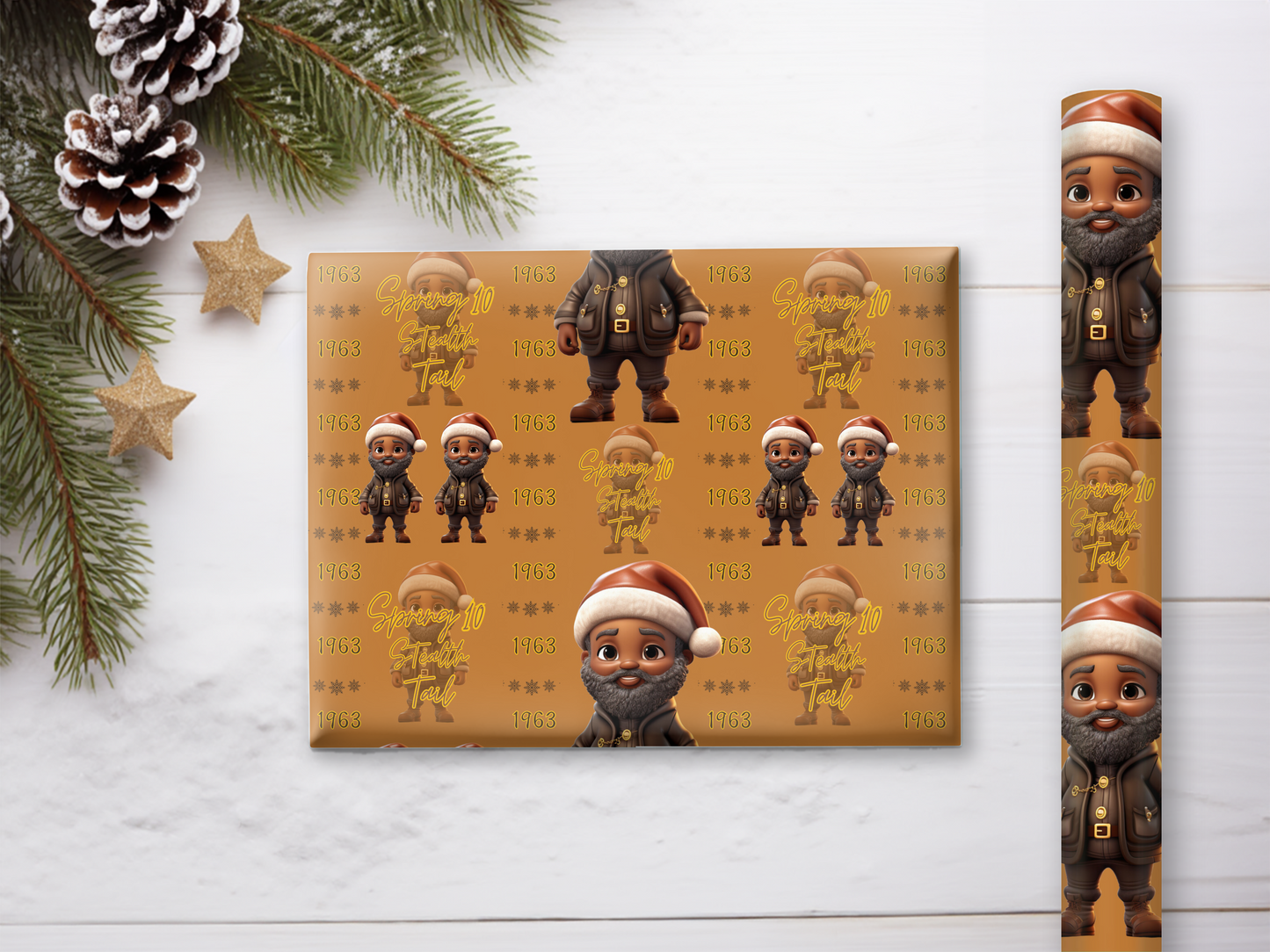 Christmas Coal Gift Wrap