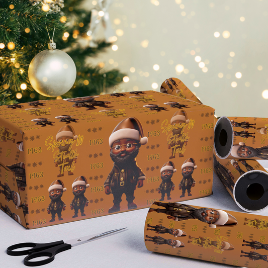 Christmas Coal Gift Wrap
