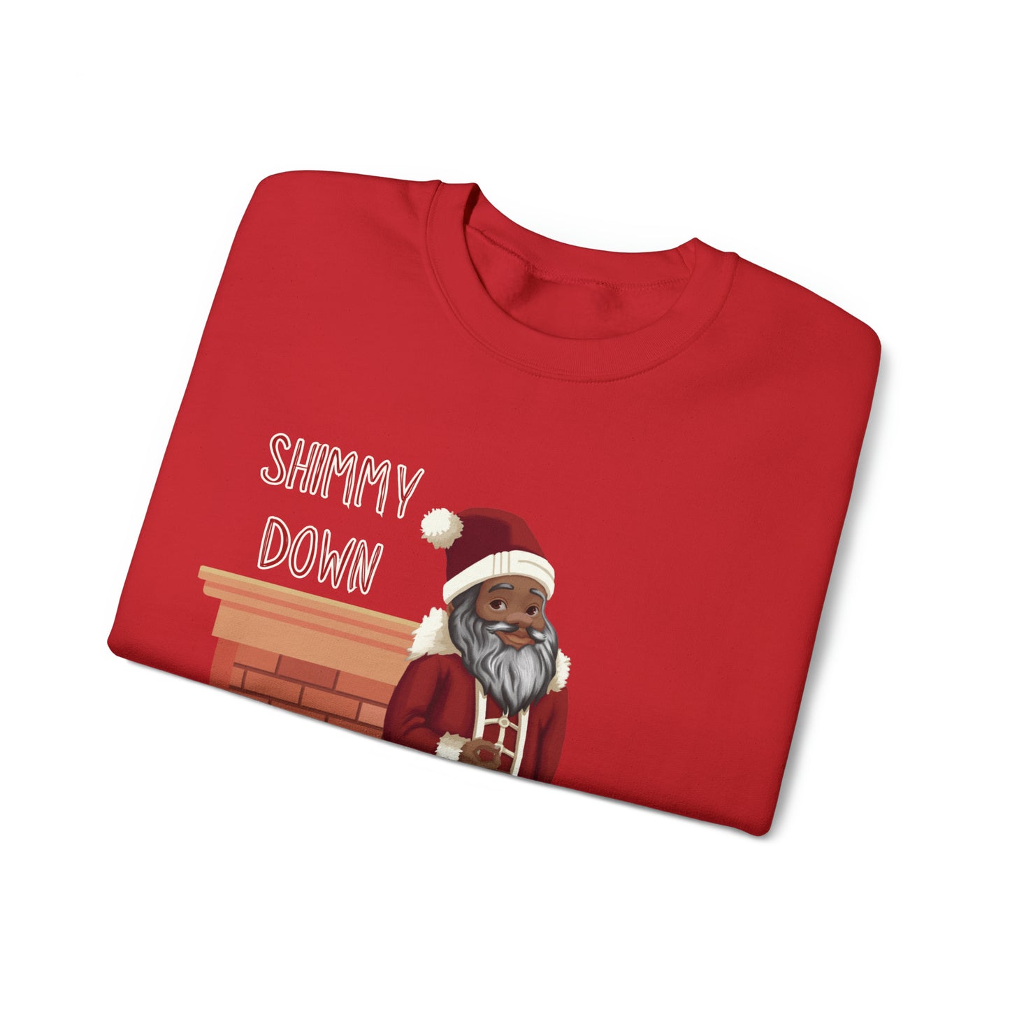 Shimmy Down the Chimney Ugly Christmas Sweater
