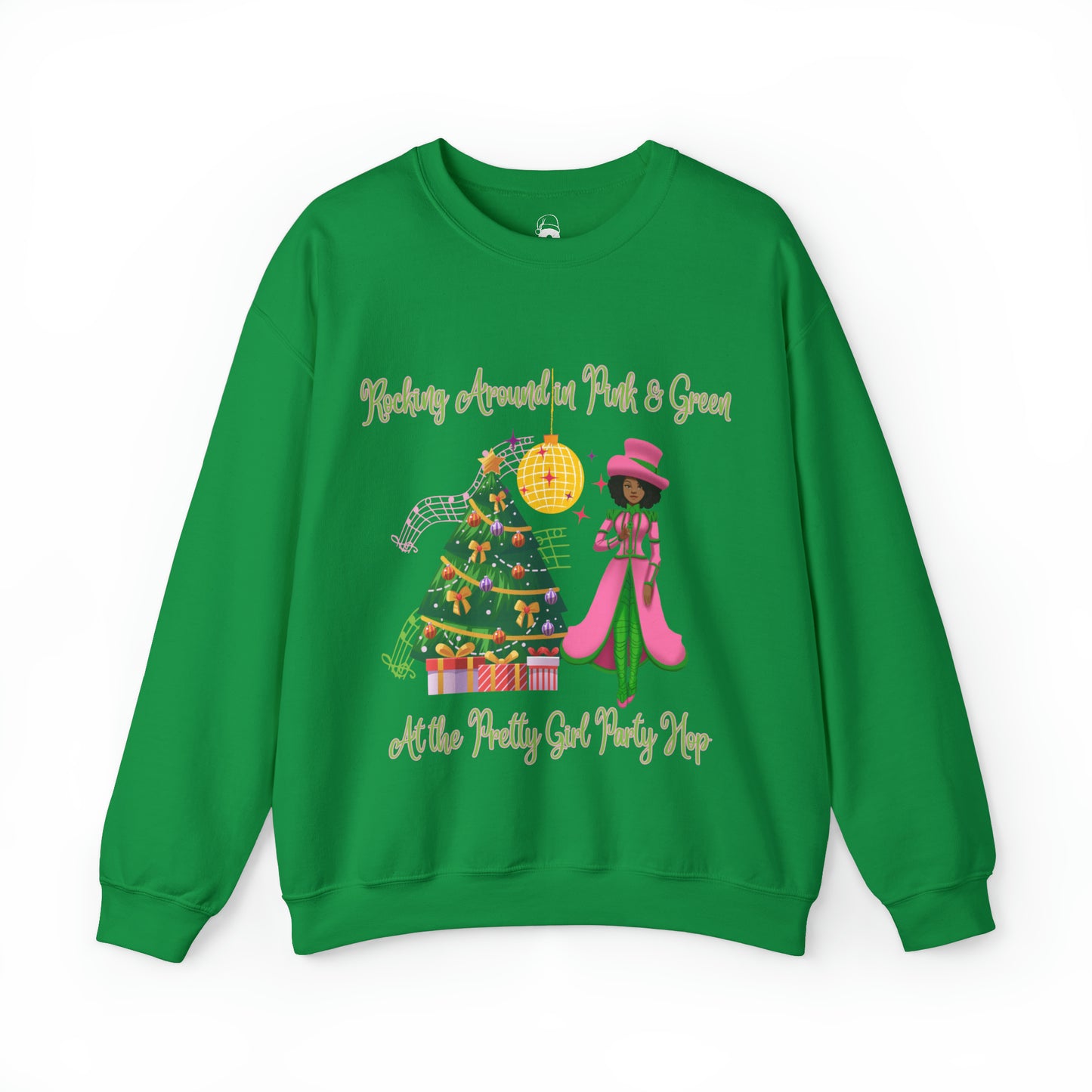 Pretty Girl Party Hop Ugly Christmas Sweater