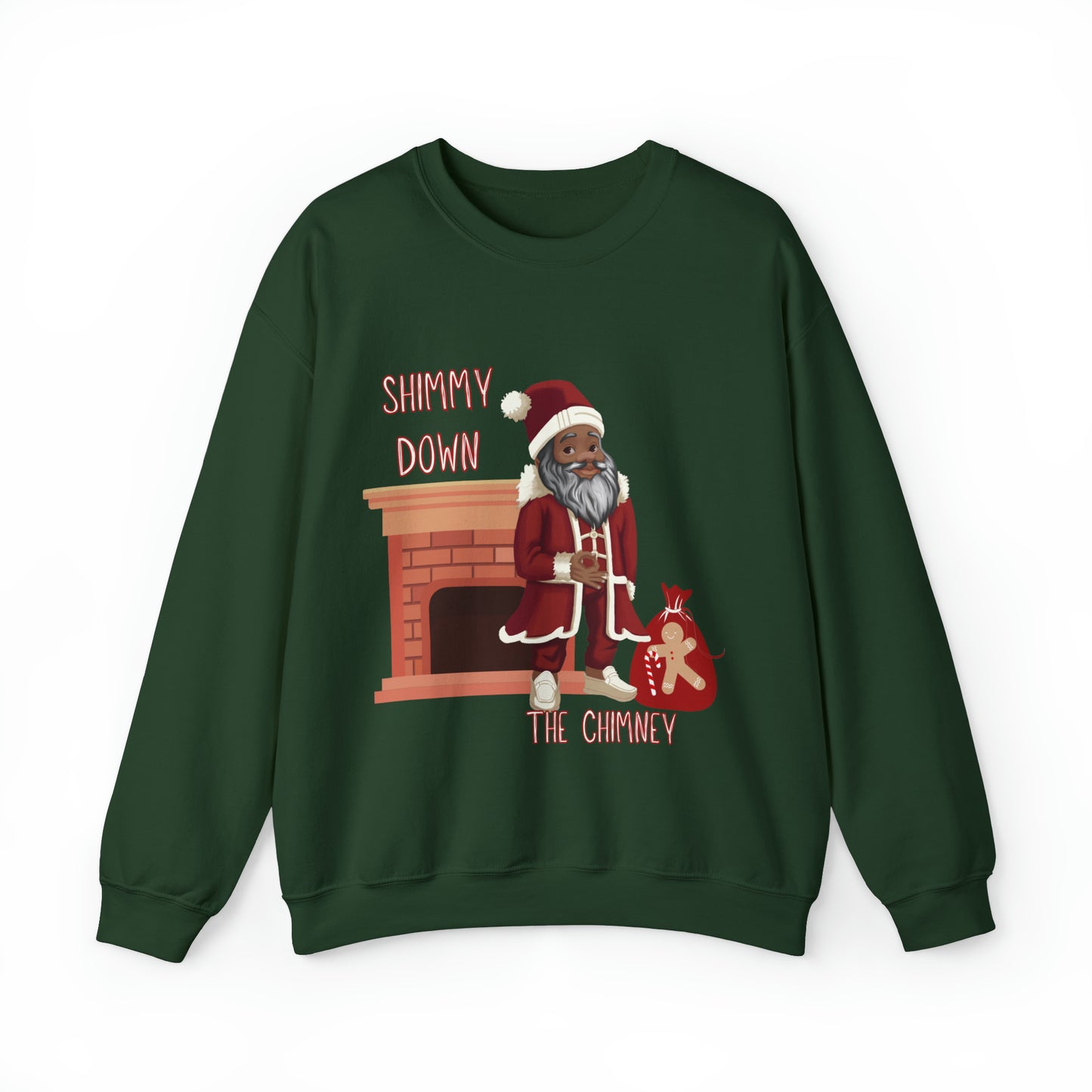 Shimmy Down the Chimney Ugly Christmas Sweater