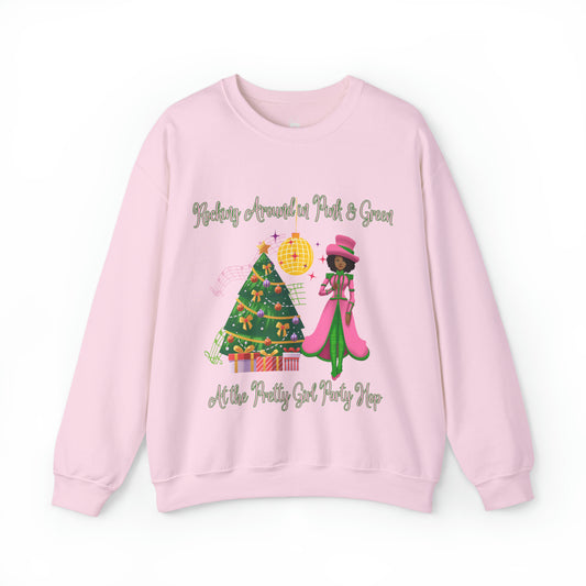 Pretty Girl Party Hop Ugly Christmas Sweater