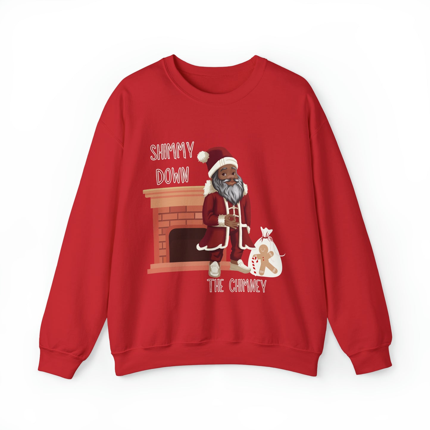 Shimmy Down the Chimney Ugly Christmas Sweater